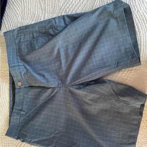 Bonobos Blue Checkered Golf Shorts